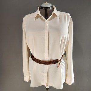 MM La Fleur Lagarde Shirt - Eco Soft Wave: Alabaster, Size: 18